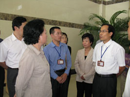 省領(lǐng)導(dǎo)、市領(lǐng)導(dǎo)來我司進(jìn)行視察、指導(dǎo)